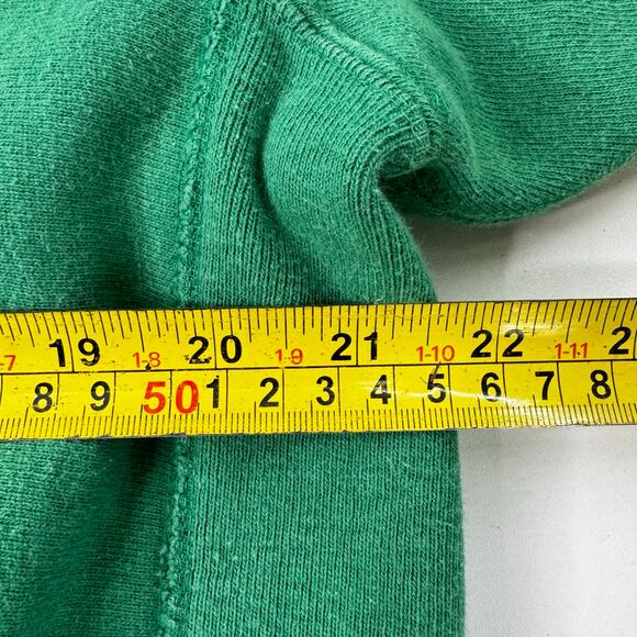 Vintage 90s Champion Green Reverse Weave Sweatshirt Extra Large USA Distressed - Picture 7 of 8